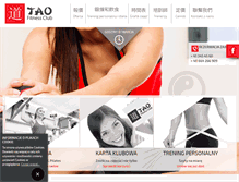 Tablet Screenshot of fitnessclubtao.pl